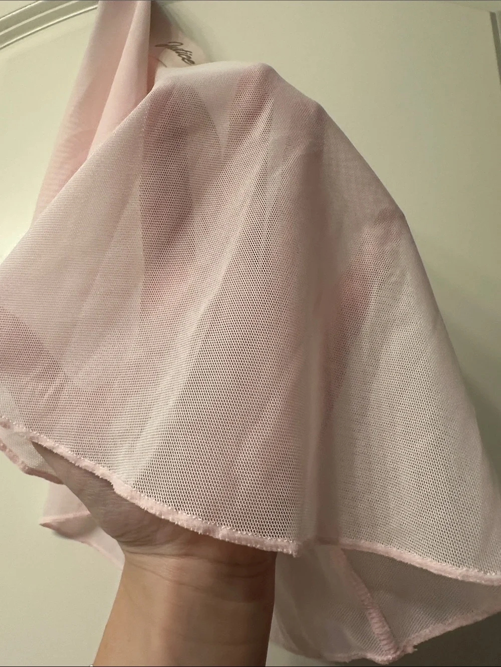 Justice Light Pink Mesh Ballet Skirt